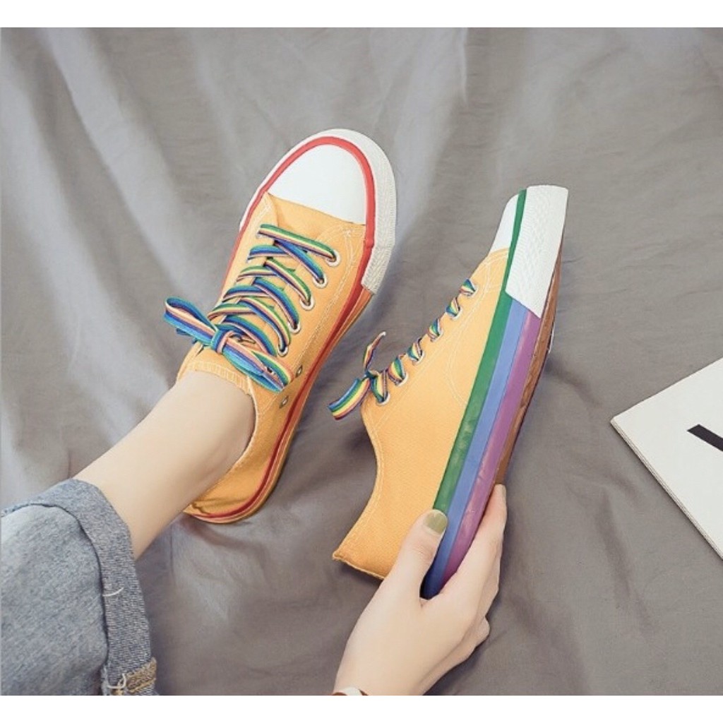 TT3_Giày thể thao nữ đế ngũ sắc cá tính | BigBuy360 - bigbuy360.vn