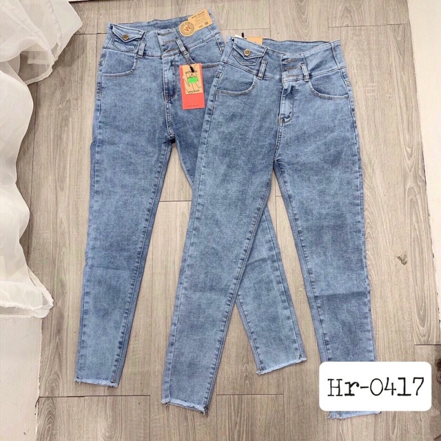 Quần Jeans Dài chất đẹp, ôm dáng nâng vòng 3, mẫu y hình