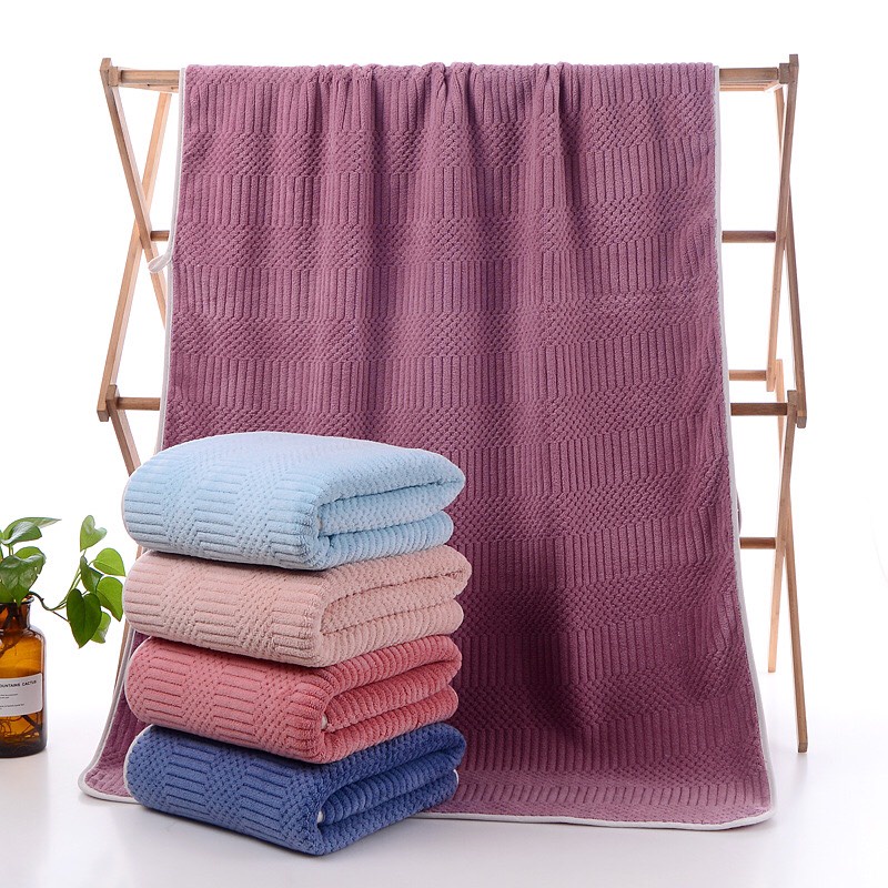 [HÀNG CAO CẤP]Khăn Tắm Thông hơi, Khăn tắm Lông Cừu Xuất Hàn Cao Cấp Size Lớn 70 x 140cm, Siêu thấm hút nước, mềm mịn