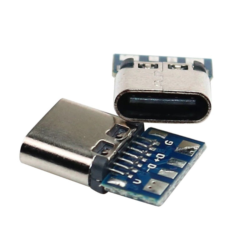 Set 5 đầu nối USB loại C 14 pin 4 lõi
