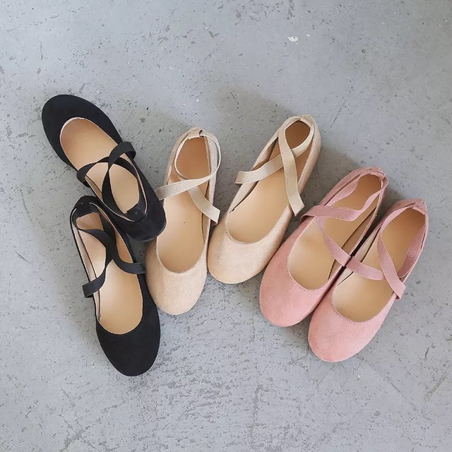 Giày búp bê đan dây ( kèm video & ảnh thật mình chụp )  | BigBuy360 - bigbuy360.vn