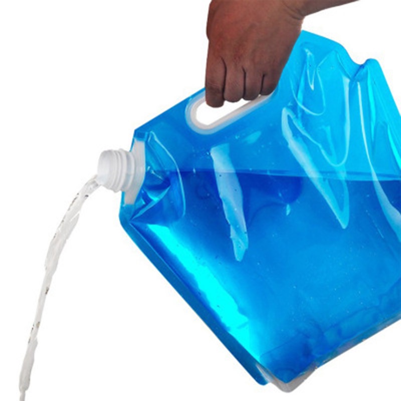 Bình Đựng Nước 5 Lít 10 Lít - Túi Đựng Nước Gấp Gọn Đi Du Lịch Dã Ngoại Tiện Dụng