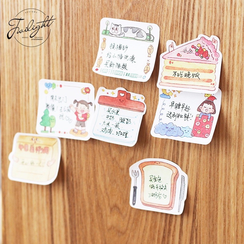 Set giấy ghi chú dễ thương mỗi set 3 mẫu dùng để take note / DIY