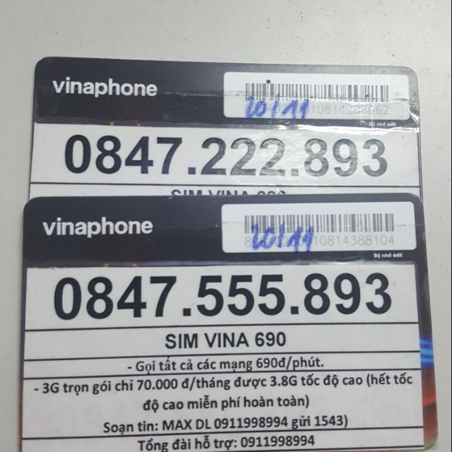 Sim vina sinh viên