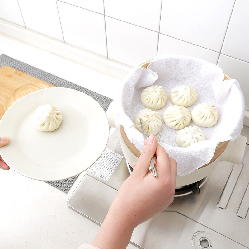 Tấm vải sợi tre dùng hấp đồ ăn chống dính