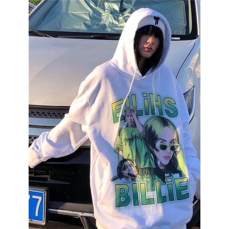 Áo Hoodie Form Rộng Tay Bồng Hình In Nét Không Bong Tróc, Áo Hoodie ELLIHS Unisex Nam Nữ( Kèm Ảnh Thật Đầu Tiên)
