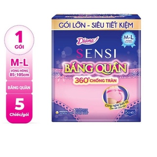 [SIZE SM/ML] Băng Đêm Dạng Quần Diana Size S-M/M-L 2 chiếc/ 1 gói