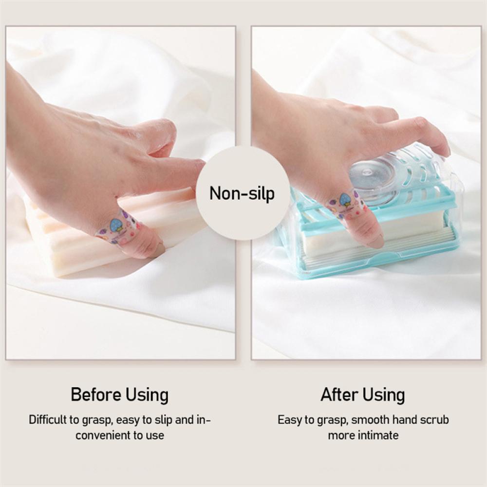 Hộp Đựng Xà Phòng Rửa Tay Tạo Bọt Đa Chức Năng Có Giá Đỡ Xà Phòng Tiện Dụng C1U1