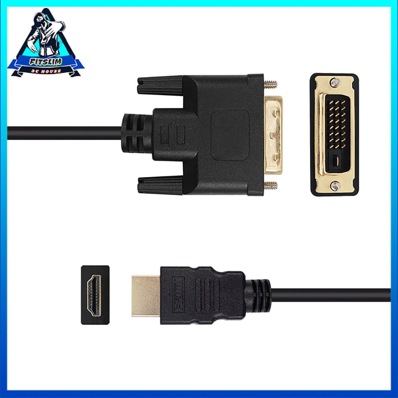 Cáp Chuyển Đổi 1080p Dvi-D 24 + 1 Pin Sang Vga 15pin Female