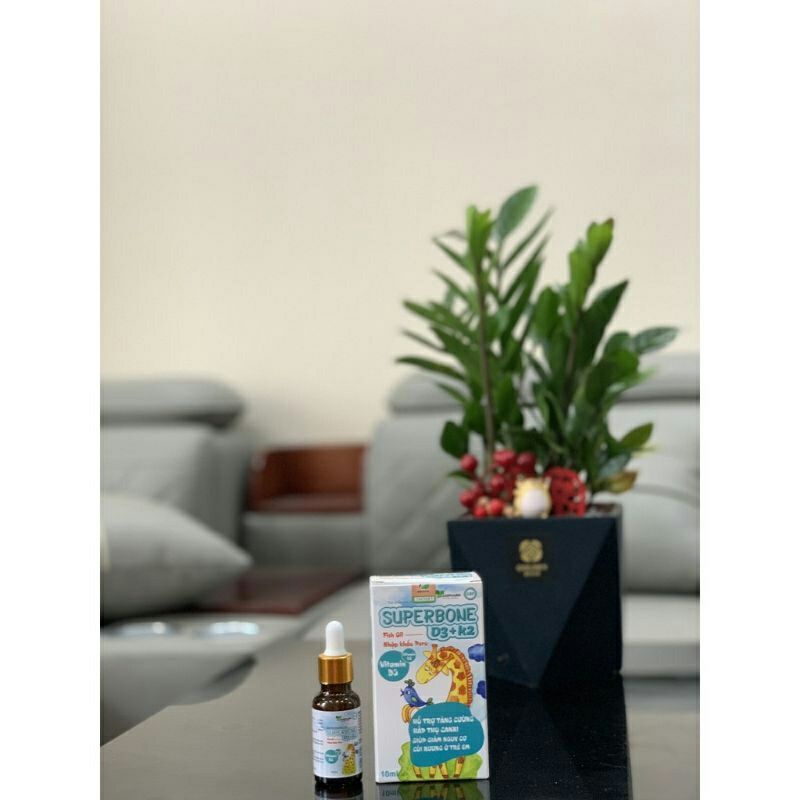 Vitamin SUPERBONE D3+K2 thực phẩm bổ sung DHA,D3, K2 giúp phát triển hệ xương cho