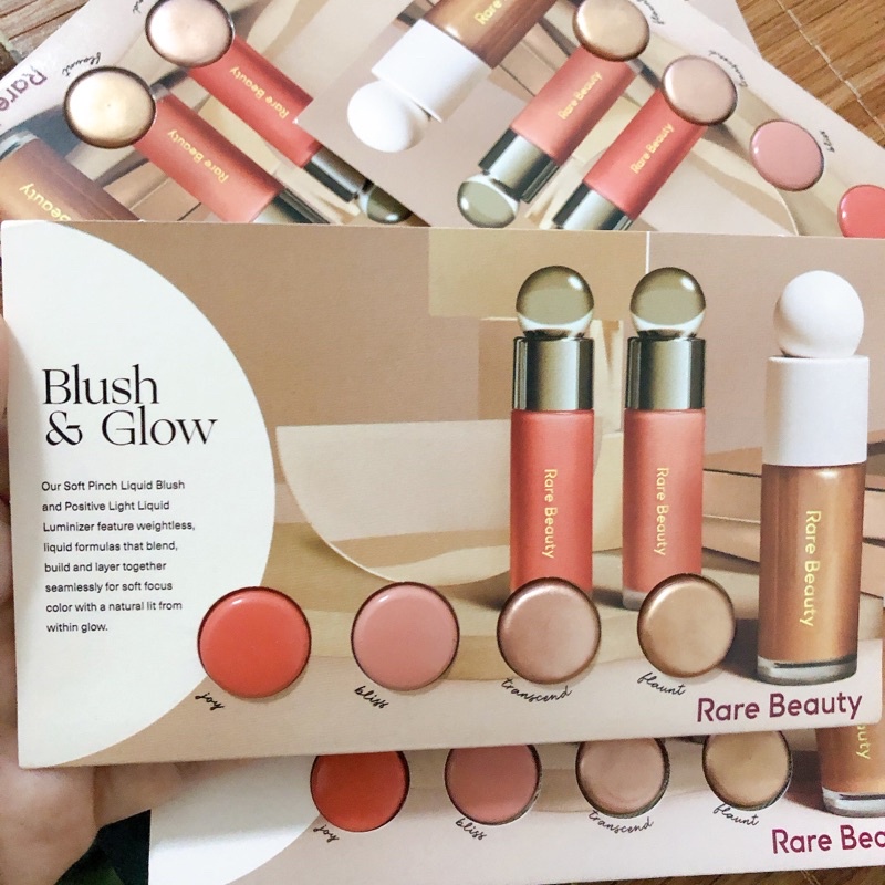 (Sample) Mẫu thử Má hồng và Highlight Rare Beauty 4 ô