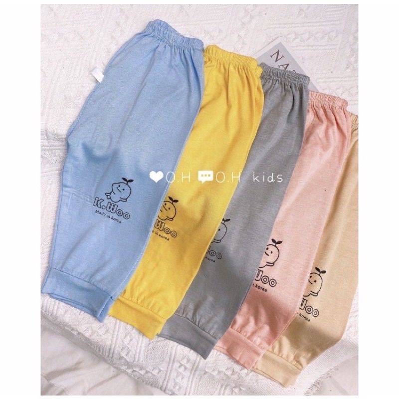 Quần dài thun lạnh peptit cho bé