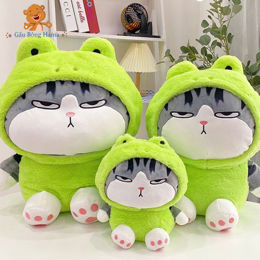 Gấu Bông Mèo Hoàng Thượng Cosplay 3 Màu  Thú Bông Cao Cấp Hama