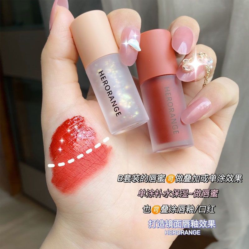 MẪU MỚI Set Son Kem Nhung Lì 3 Cây HER ORANGE Lùn Lâu Trôi Bộ 3 Cây Son HER Nội Địa Trung Kèm Son Dưỡng Lót Đầy Môi | BigBuy360 - bigbuy360.vn