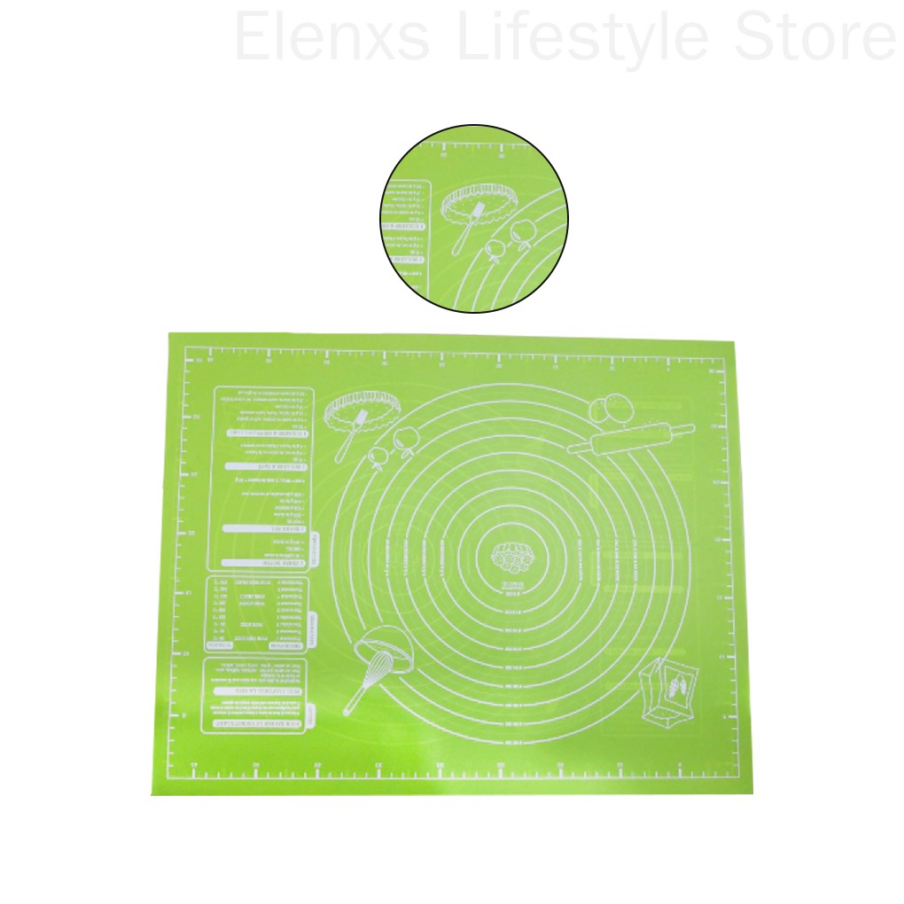 Miếng lót nhào bột bằng Silicon chống dính tiện lợi 60x45cm