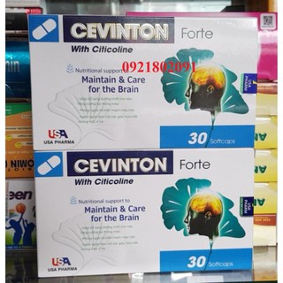 cevinton forte  tăng cường tuần hoàn não hộp 30 viên