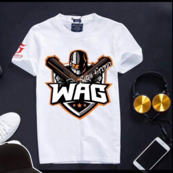 VHL Store [Hàng có sẵn]Áo thun Free Fire Màu Trắng Đội Tuyển WAG VHL Store