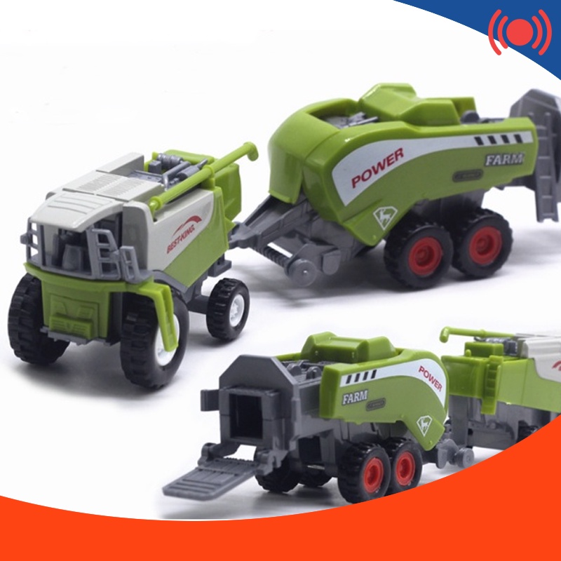 Mô hình máy gặt đập bằng hợp kim và nhựa ABS tỉ lệ 1/42