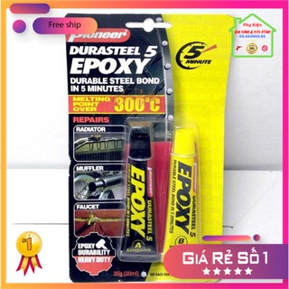 [MÃ GIẢM GIÁ 20K] Keo Dán Kim Loại EPOXY Sắt Chịu Nhiệt 300 Độ C, Siêu Dính