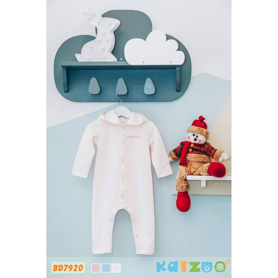 Body Kaizoo Có Nón Màu Xanh Cotton Xốp