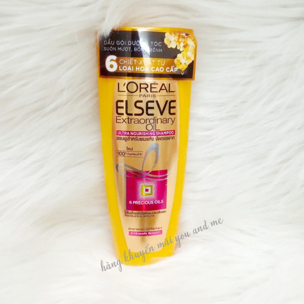 (hàng khuyến mãi) Dầu gội dưỡng tóc L'Oréal Elseve tinh dầu hoa 130ml | WebRaoVat - webraovat.net.vn