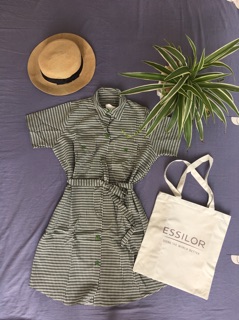 Đầm caro suông