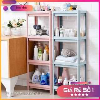 Kệ nhựa 4 tầng đa năng cao cấp 35.5x24x100.5