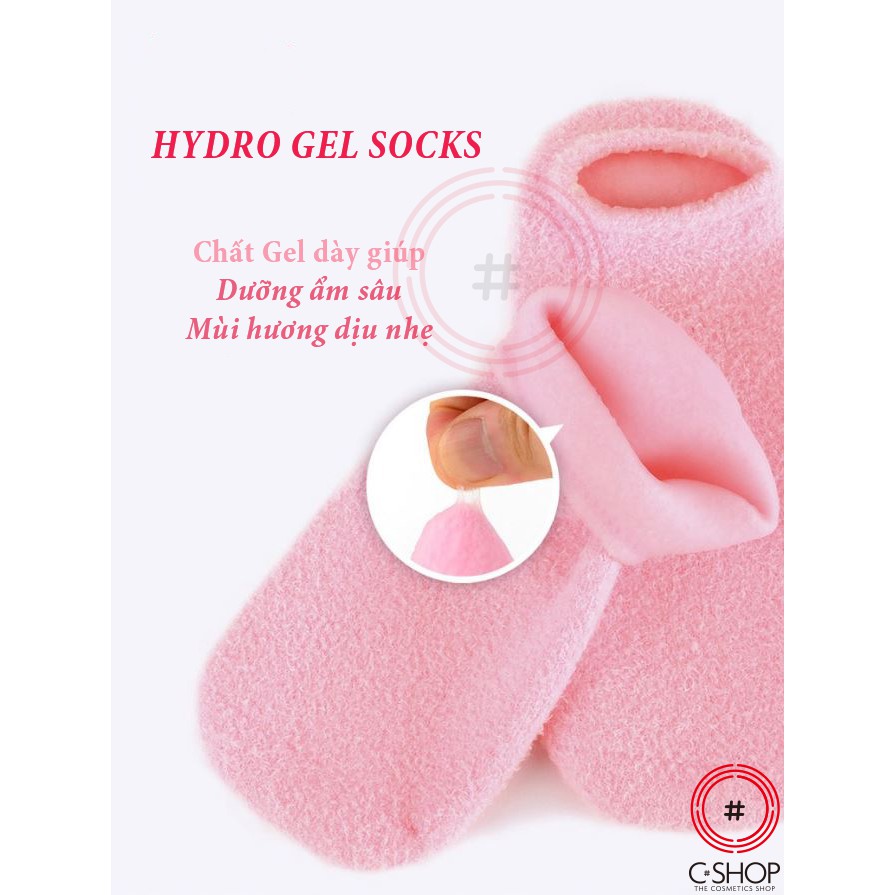 [HÀNG ĐỘC QUYỀN] Bao Chân Dưỡng Ẩm HYDRO GEL SOCKS_Mỹ phẩm Hàn Quốc chính hãng