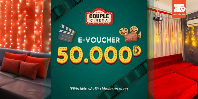 E-Voucher trị giá 50.000đ tại Couple Cinema