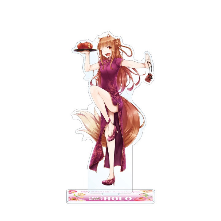 Standee Ookami to Koushinryou Sói và gia vị tượng acrylic standee anime mica chibi trang trí trưng bày mô hình