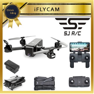 Máy Bay Flycam SJRC Z5 Camera Xoay 90 Độ, FHD 1080p Cánh Gập Nhỏ Gọn,Tự Giữ Vị Trí 2 GPS