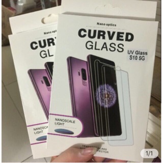 Tấm kính cường lực trong suốt full keo UV SamSung Galaxy / S105G
