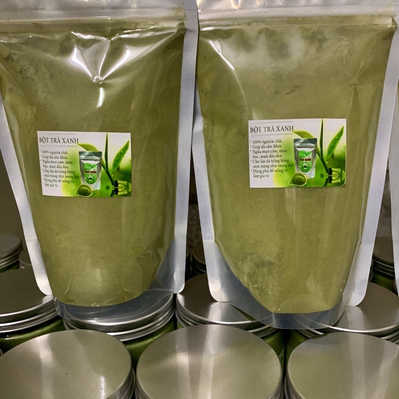 Bột trà xanh Thái Nguyên gói 100g