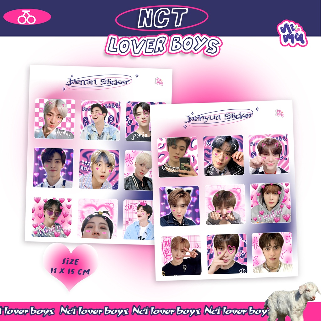 Miếng Dán Trang Trí Hình Nhóm Nhạc nct Độc Đáo | Hình Dán nct dream nct 127 wayv nct