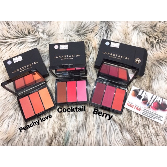 Phấn má hồng ANASTASIA beverly hills part blush trio palette