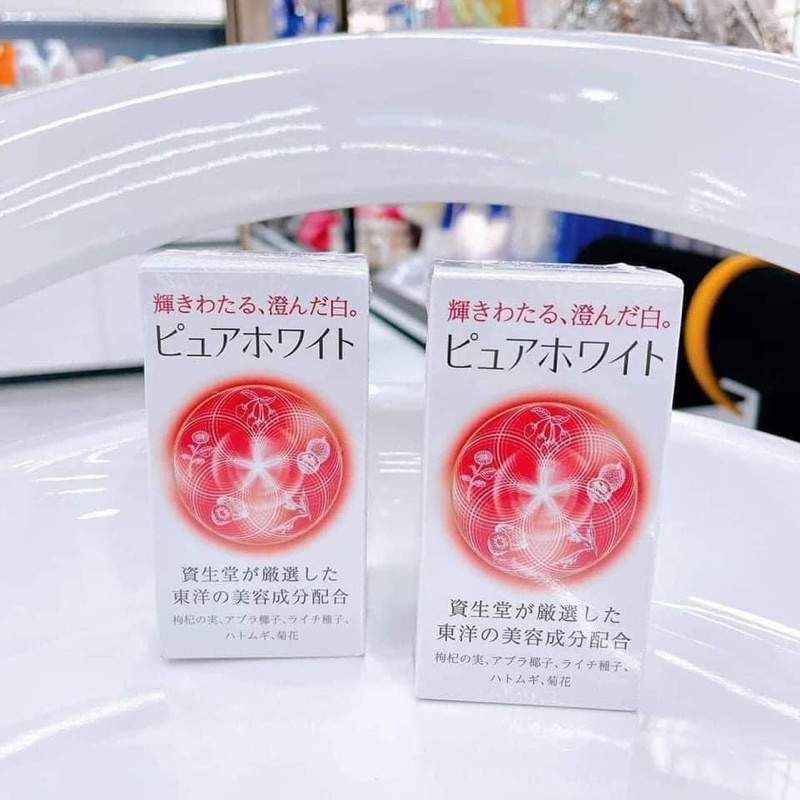 Nước uống trắng da Pure White Collagen Shiseido Fujicosmetic hộp 10 lọ