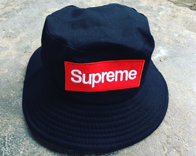 (SALE) Mũ bucket nón tai bèo Supreme, Mũ vành che nắng nam nữ