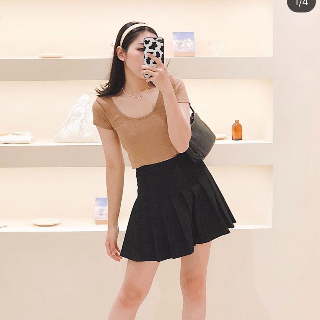 Fromyouth - Áo Short Sleeves Croptop