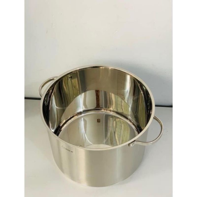 Nồi inox 304 Arber 11 lít, nồi luộc gà cao cấp, xoong inox 3 đáy siêu dày siêu chắc chắn