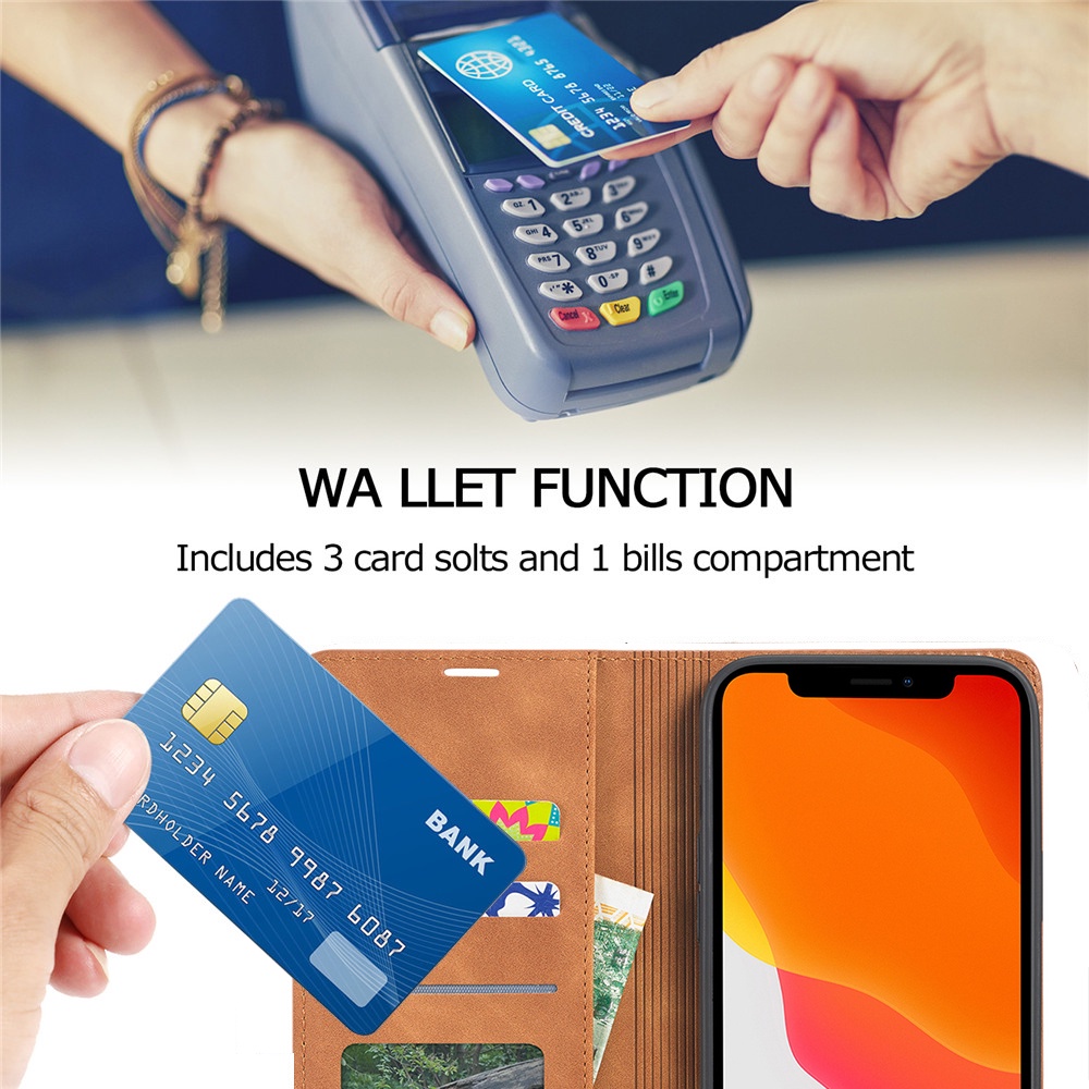 Bao Da Điện Thoại Nắp Lật Từ Tính Cho Samsung Galazy S21FE 5G S21 S 21 Ultra Plus + S20 FE 4G 5G Ốp