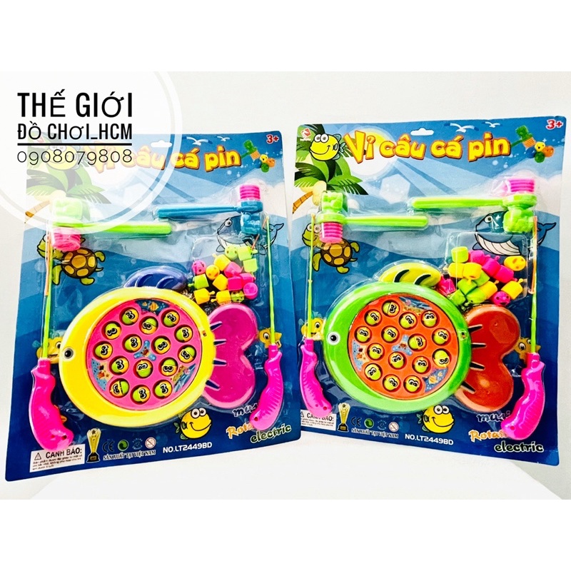 [VỪA ĐẬP-VỪA CÂU] Đồ chơi vỉ câu cá dùng pin, vừa câu vừa đập dành cho bé yêu giúp bé rèn tính khéo léo và kiên trì.