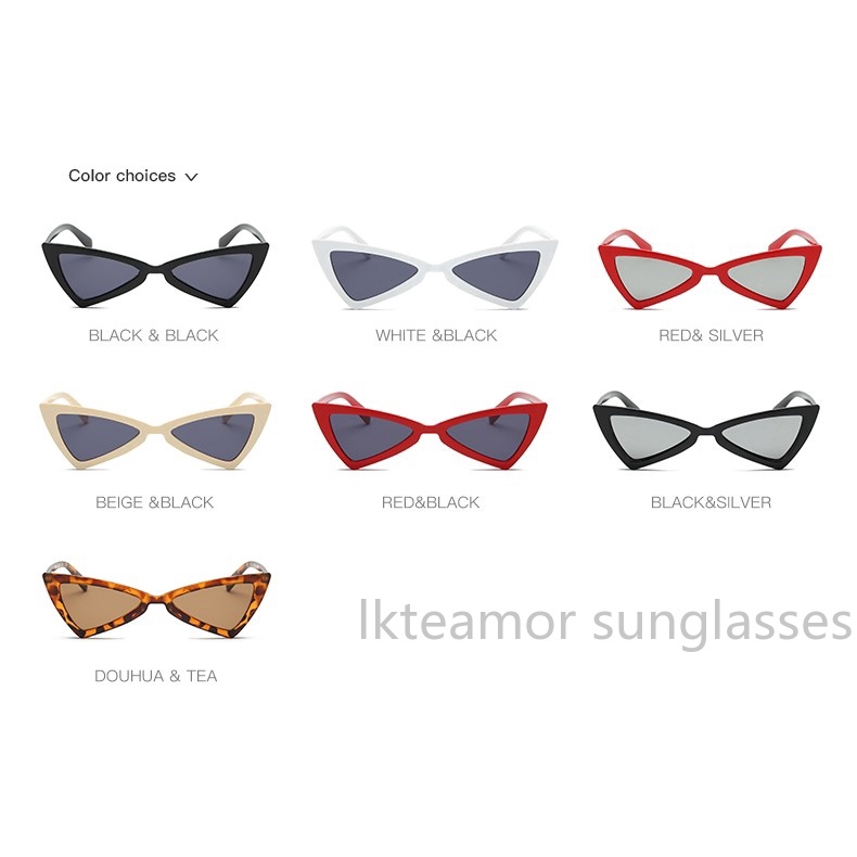 Kính mát hình tam giác quyến rũ cá tính cho nữ