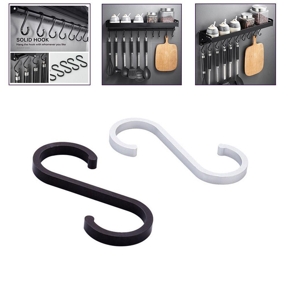 Set 12 Móc Treo Đồ Hình Chữ S Bề Mặt Nhám Bằng Nhôm