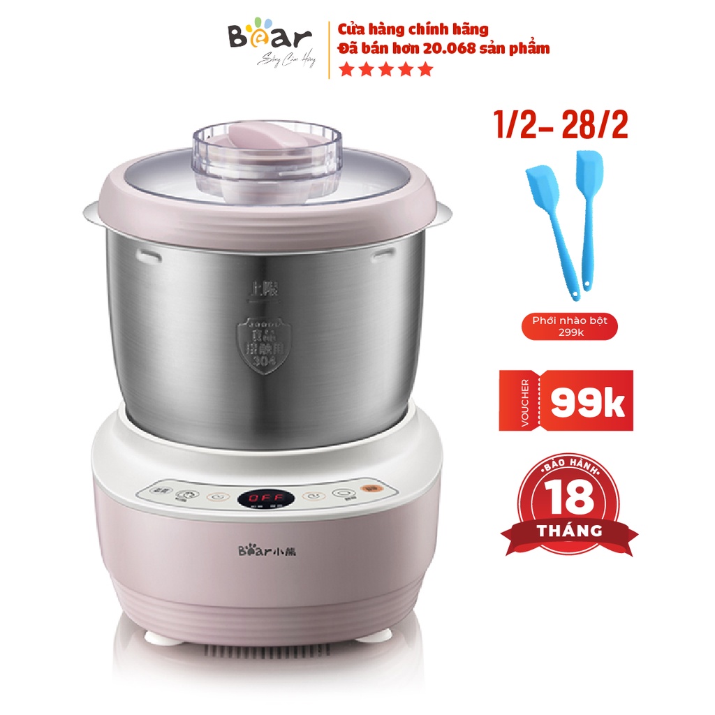 Máy nhào trộn và ủ bột tự động 3.5L Bear HMJ-A35M1 (DM-B35V1) - Hàng chính hãng Bear_official store