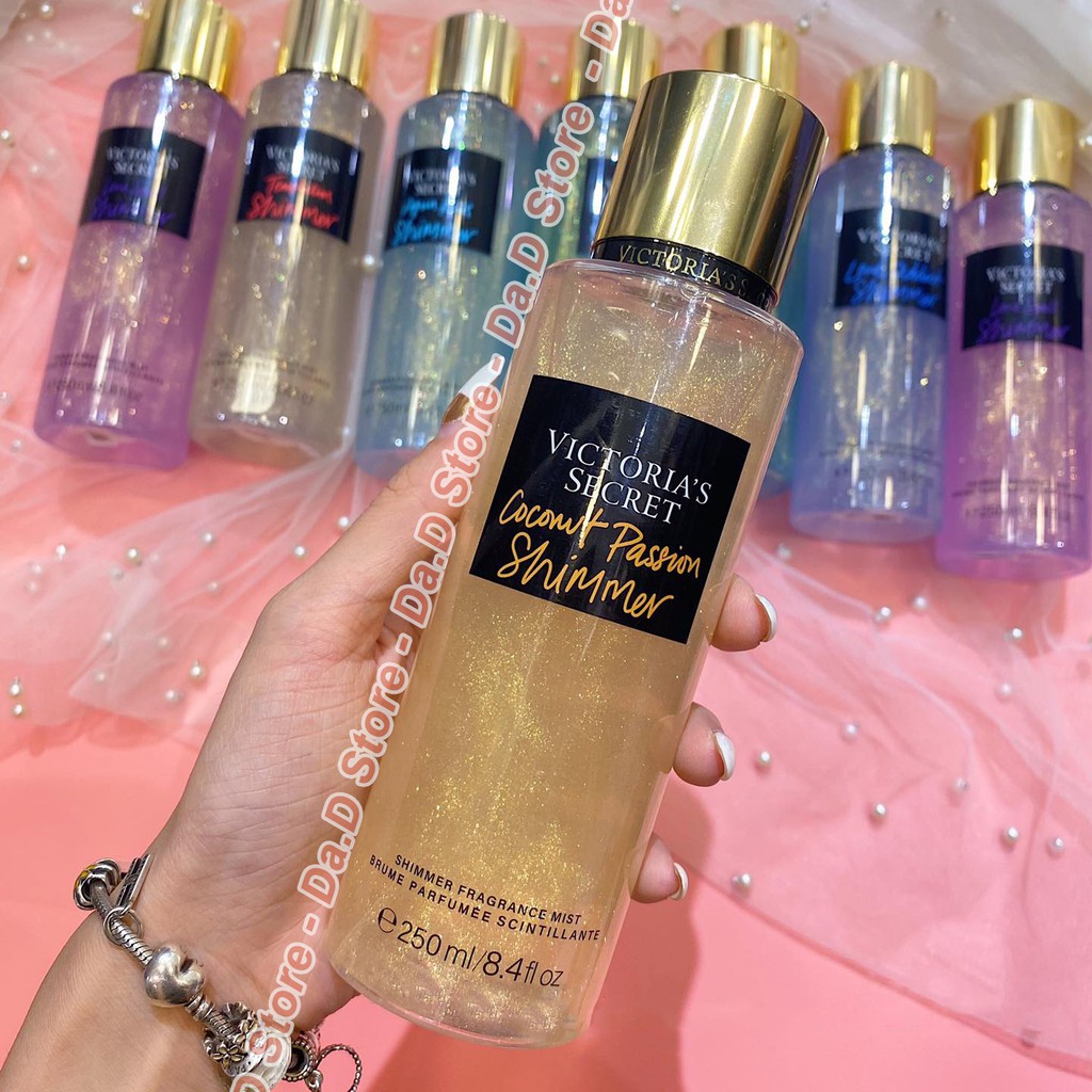 Xịt Body Mist 🔥FREESHIP🔥 Xịt thơm nhũ Shimmer Body Mist Victoria Secret 250ml - Chính Hãng - Đa dạng hương thơm | BigBuy360 - bigbuy360.vn