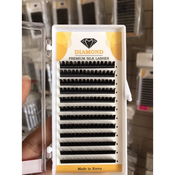 Mi Hoa Hồng Đen,Dùng Nối Mi Thiết Kế, Volume, Classic, Tạo Fan_ Mi Hoa Sơn Trà Dày 0,07mm Mi Bao Đẹp, Bắt Keo Cực Tốt