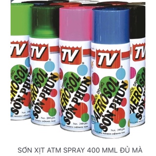Sơn phun dạng xịt ATM ,TV các màu Thái