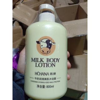 Sửa tắm bò milk body lotion 800ml / milk care ( mẫu mới)