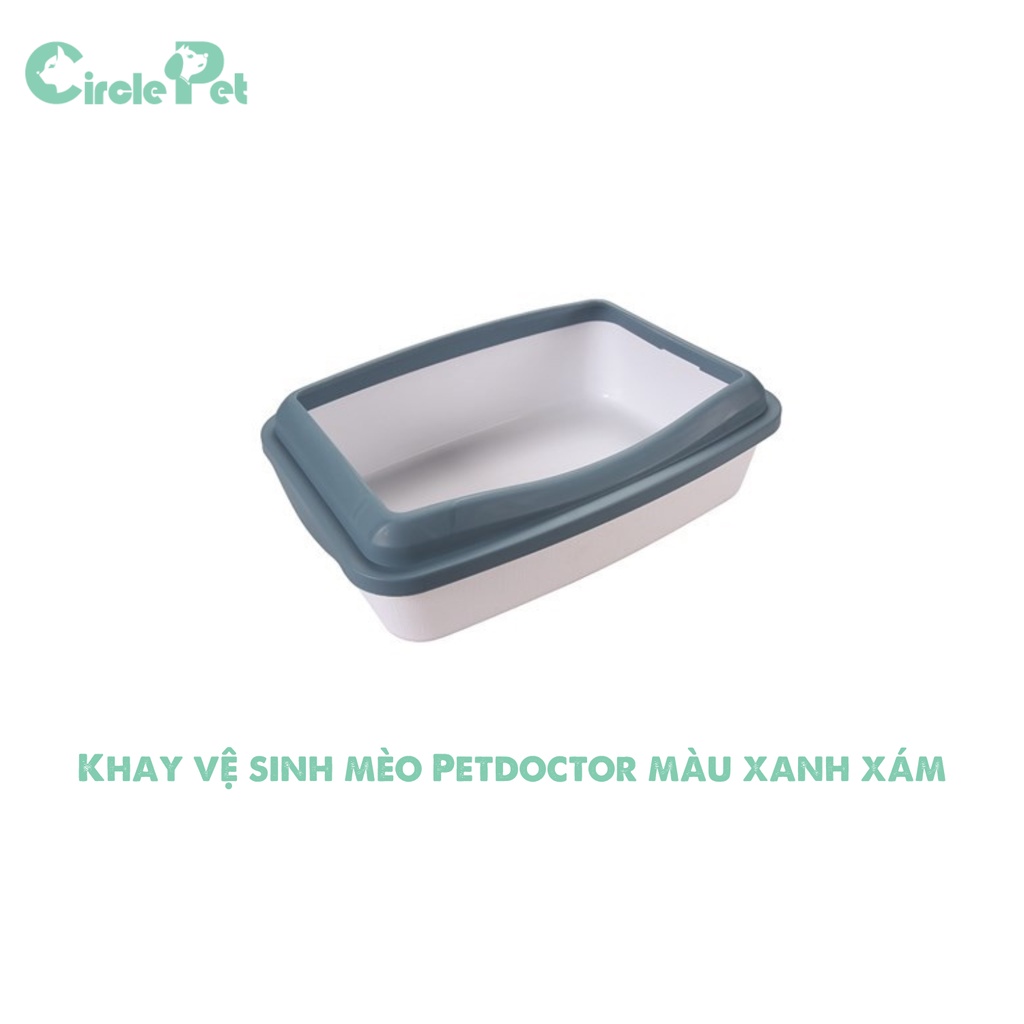 Khay Vệ Sinh Petodcotor Pian Pian Cao Cấp Dễ Dàng Dọn Dẹp Hỗ Trợ Bé Mèo Đi Vệ Sinh Đúng Chố - Circle Pet