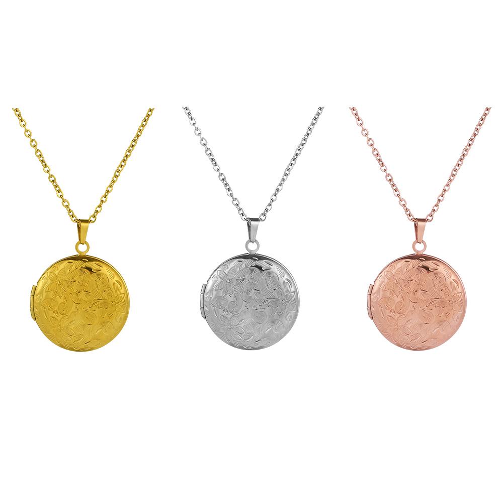 ESPO Vòng cổ Tình Bạn Mặt Chạm Khắc Ba Chiều